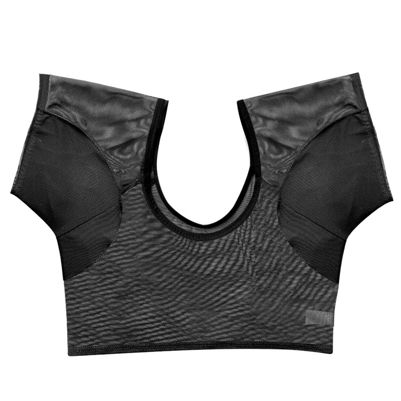 HD027 ropa absorbente de sudor transfronteriza hilo de red transparente bolsa de sudor ultrafina a prueba de fugas tipo pecho axilas almohadillas absorbentes de sudor de algodón