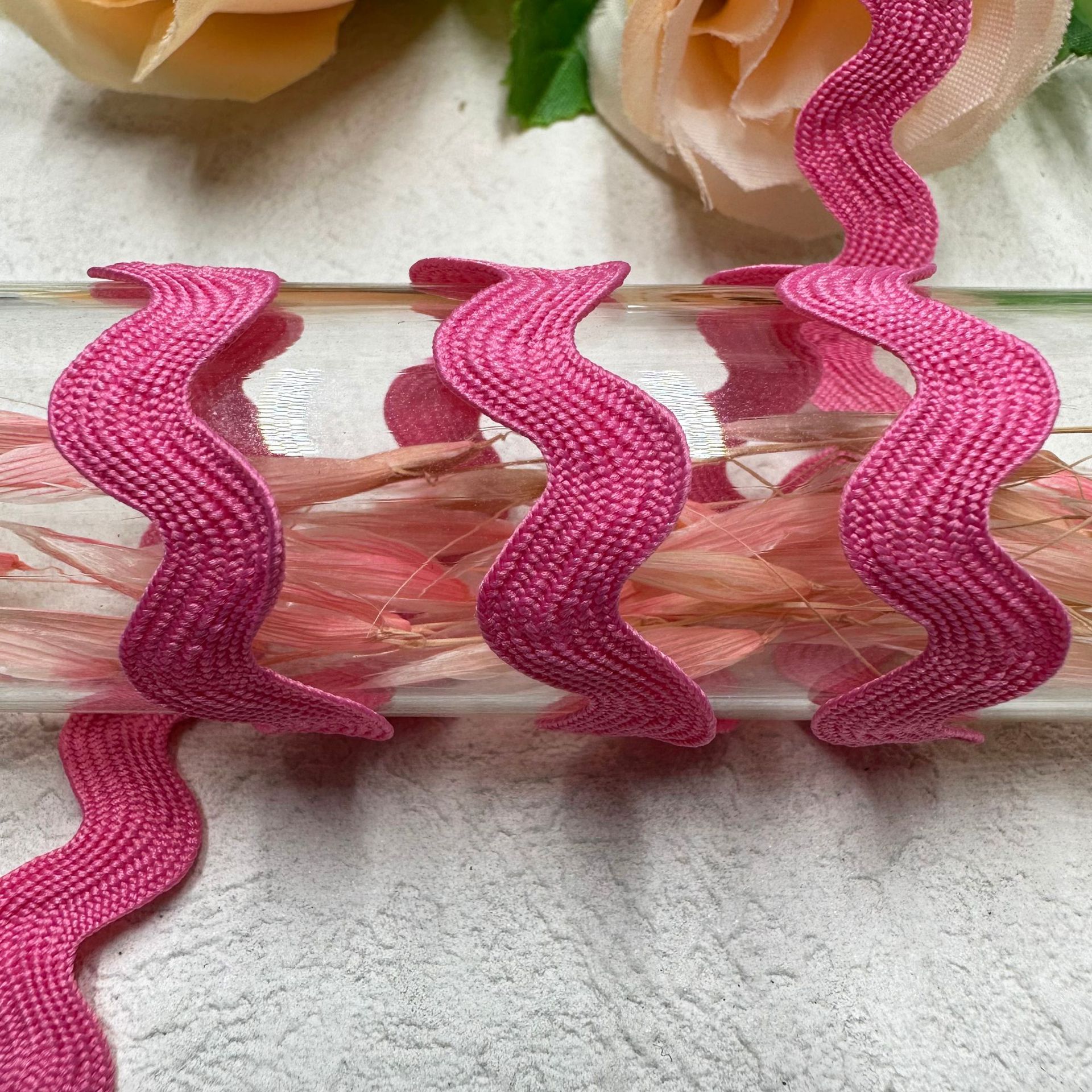 8mm onda sólida en forma de S curva banda de encaje cortina sombrero ropa infantil joyas de boda accesorios de ropa