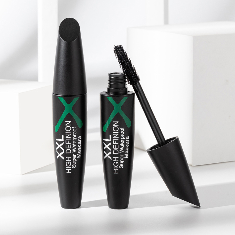 Xiudai Noche Oscura Tenedor verde impermeable largo rizado grueso alargado natural de larga duración no floreciente rimel ventas directas de fábrica