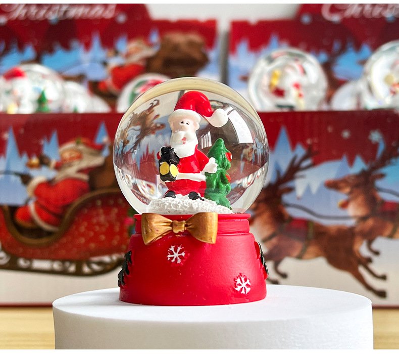 Christmas Christmas Tree Santa Claus Snowman Crystal Glass Christmas Ornaments 1 Piece display picture 3