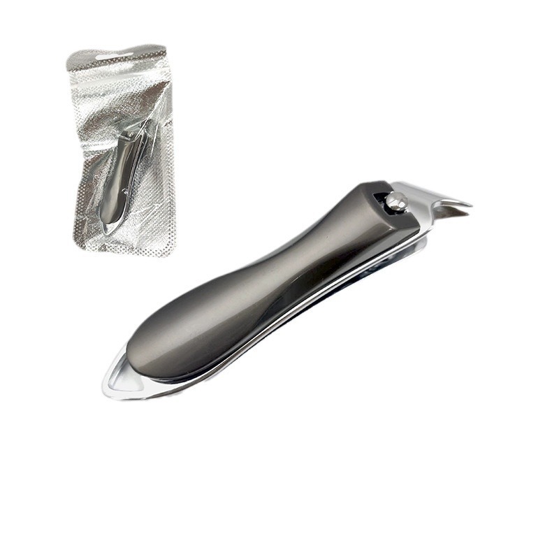 Cortadoras de uñas para el hogar pedicura alicates de uñas un solo cortador de uñas cubierta de cuero rotativa regalos de dedo plano
