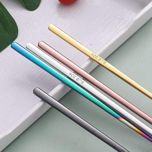 304 stainless steel Japanese mixing spoon ice spoon seasoning spoon honey spoon golden bar spoon mug coffee spoon long handle