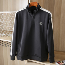 外贸男装撤柜尾货外套男休闲立领套头秋季男士卫衣3R608长袖