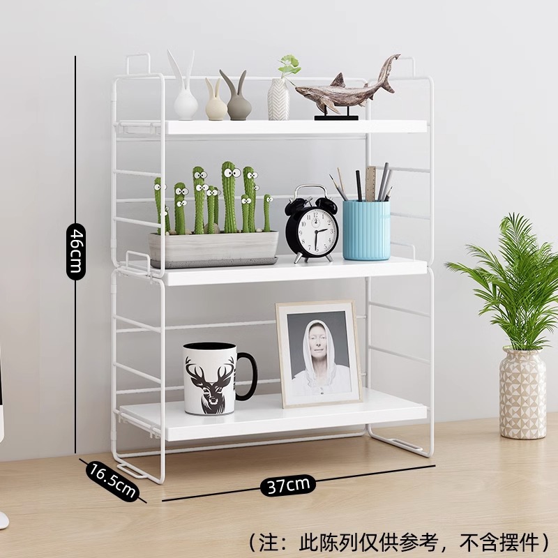 3 층 37X17X46CM 화이트 화이트 랙