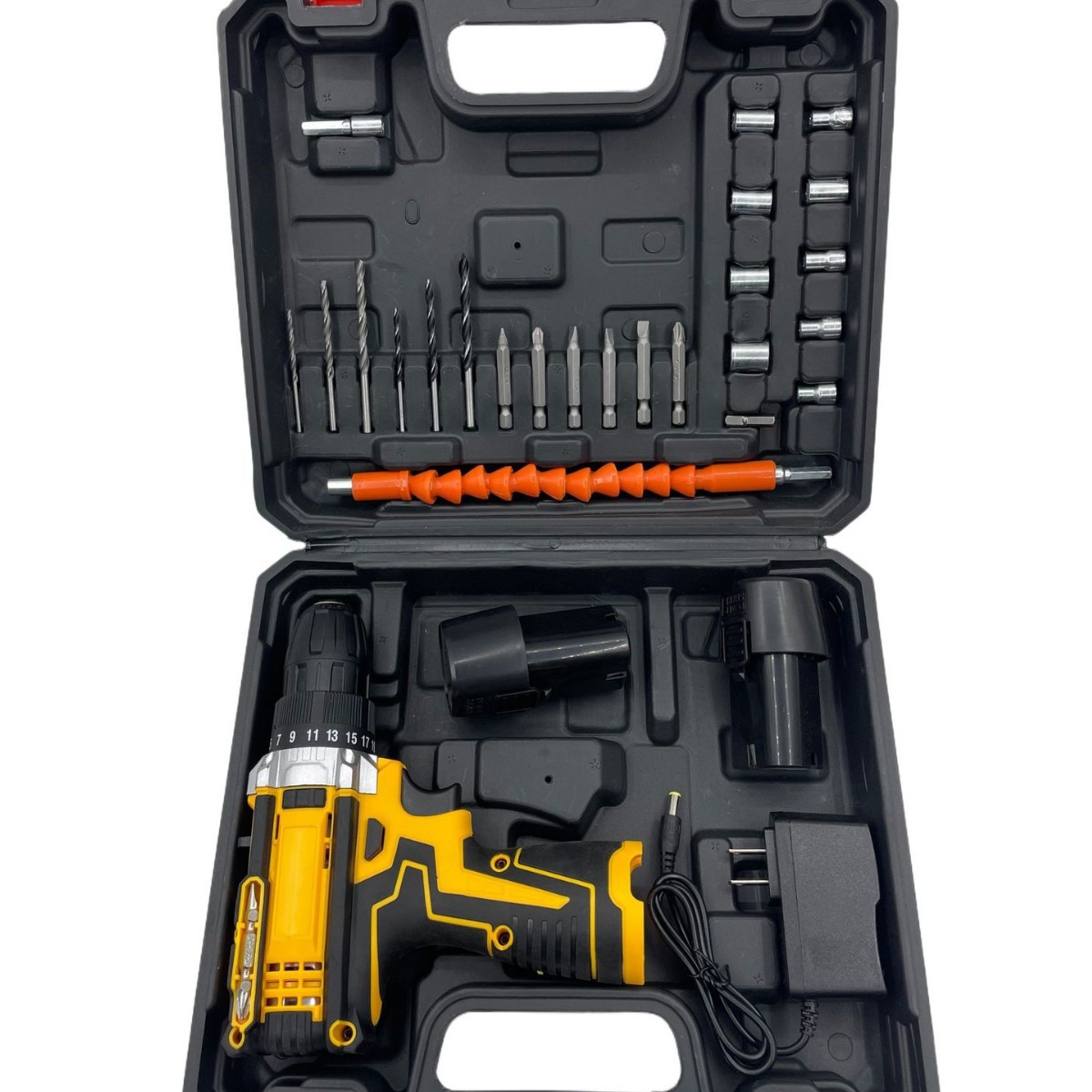 Fábrica directa venta transfronteriza caliente taladro eléctrico 12V impacto taladro eléctrico de doble velocidad destornillador eléctrico conjunto de herramientas eléctricas