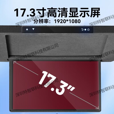 17.3 -INCH CAR Всасывание Top Electric Flip TV для Tesla Model HD Multimedia Display