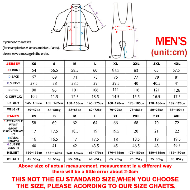 Ropa de ciclismo de manga media Monos exclusivos transfronterizos Traje de verano Bicicleta de carretera Bicicleta Transpirable Top de hombre