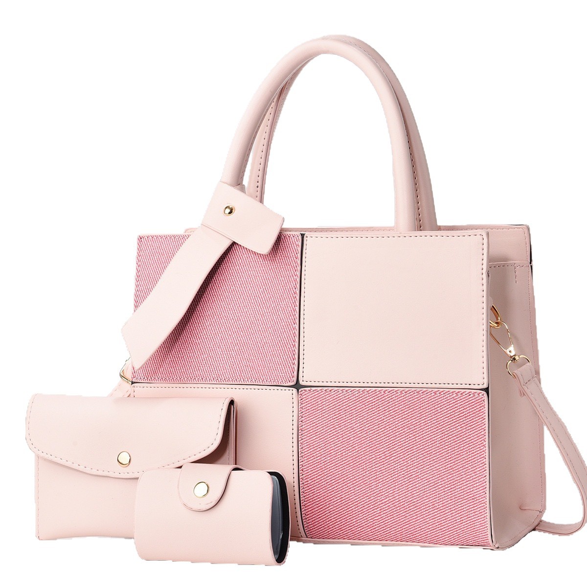 Bolsos transfronterizos, bolsos de mujer, costuras de moda, bolsos de mensajero para niños y madres, bolsos de hombro de nicho retro coreanos de gran capacidad