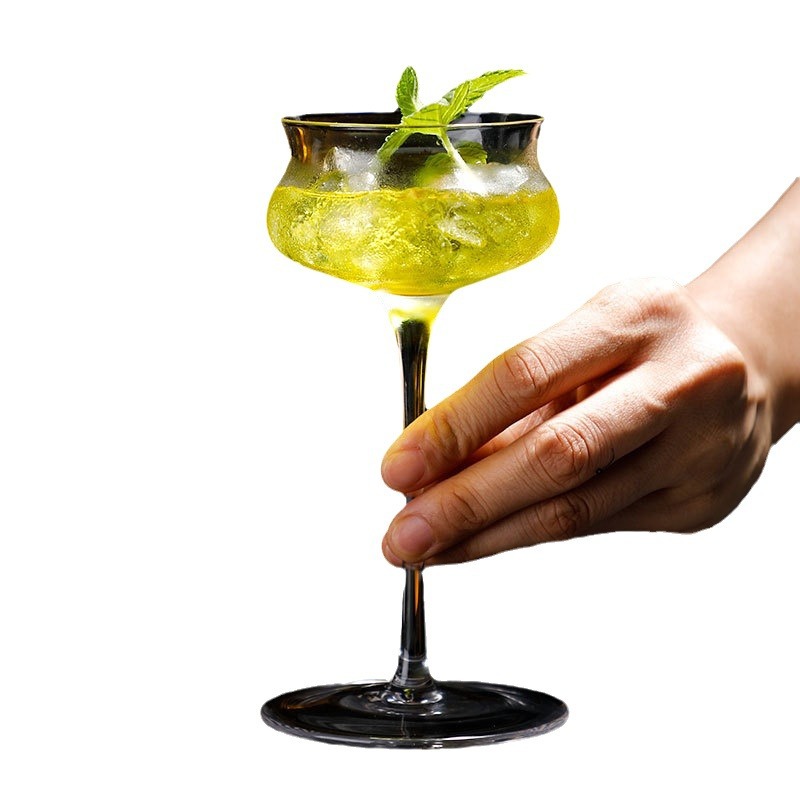 cristal japonés taza de cóctel alta taza de champagne martini seco margarita martini taza