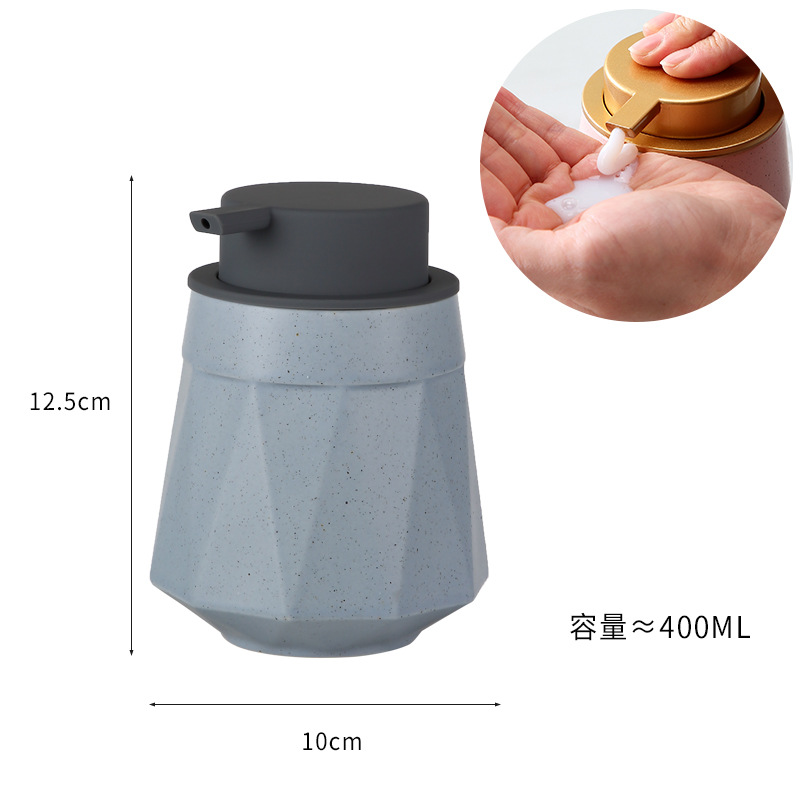 Loción gris cubierta geométrica Diamante Azul