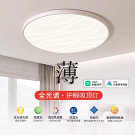 全光谱客厅灯led卧室灯简约现代家用主灯极简风2025灯具吸顶灯