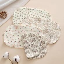 八层纱布云片枕头夏季新生婴儿宝宝枕巾儿童纯棉a类吸汗透气平枕