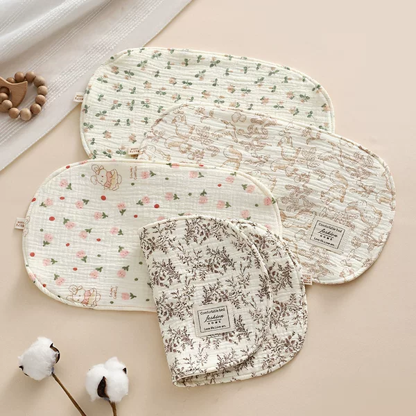 Eight Layer Gauze Cloud Pillow Summer Newborn Baby Baby Pillow Towel Children's Pure Cotton Class A Sweat Absorbing Breathable Flat Pillow
