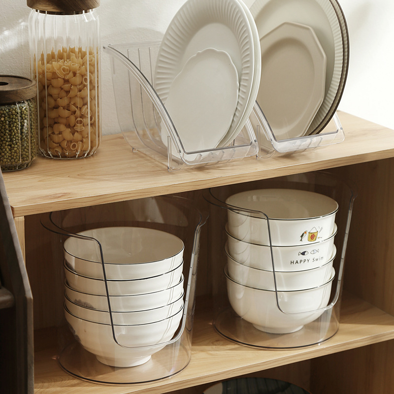 Liheng Kitchen Built-in Tableware Bowl Plate Rack Small Drain Bowl Rack Dish Storage Shelf Kitchen Plate Storage Box