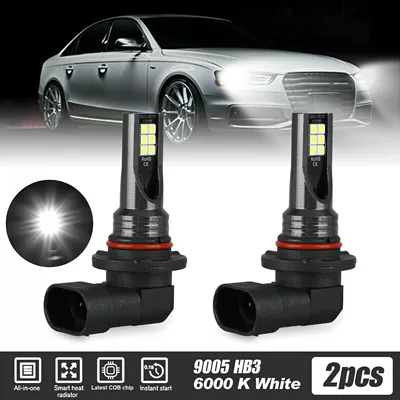 Factory Direct Sales 9005 9006 12Smd 110W Led Fog Light Car Headlight Dc12V-24V (Fog lamp)