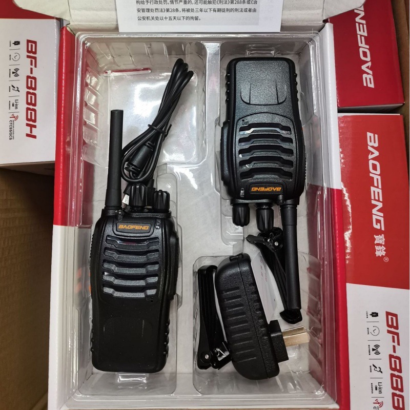 Baofeng walkie-talkie BF-888H walkie-talkie 888S versión mejorada soporte EE. UU. B fábrica de carga al por mayor