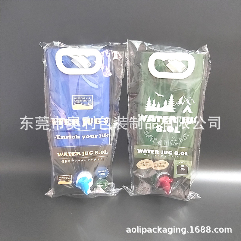 供应日本应急水袋 7.5L8L野营便携式旋转龙头储水袋