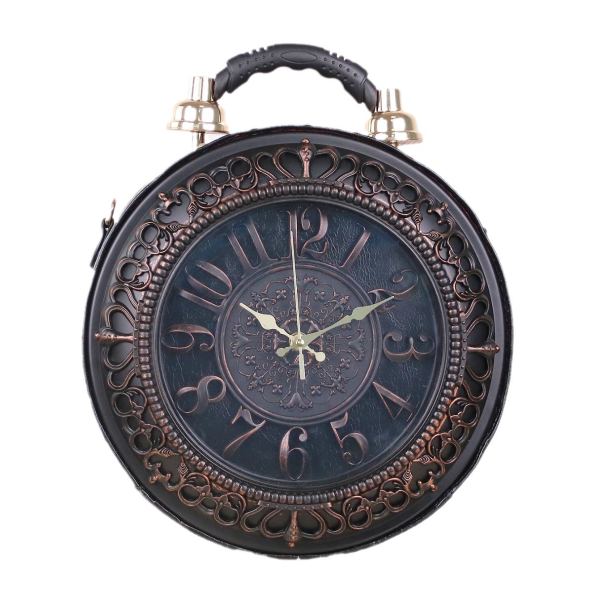 Nuevos bolsos de estilo retro, bolsos creativos y personalizados, bolsos de relojes divertidos, bolsos inclinados de un hombro para mujeres, baterías disponibles