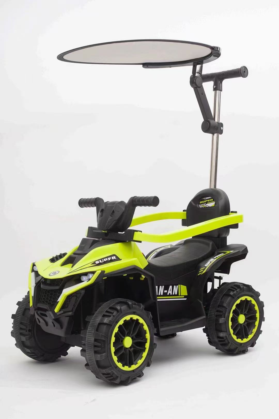 Trolley de niños, patineta infantil empujada con mano, coche de niños con empuje, baranda de protección, exportación de juguetes para niños