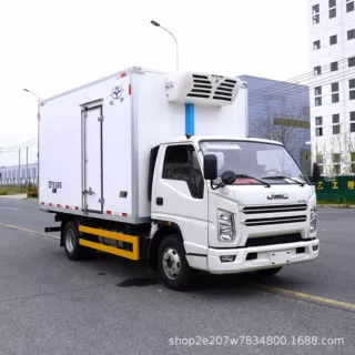 小型国六江铃顺达宽体冷藏车 4.2米果蔬鱼虾保鲜车食品冷链运输车