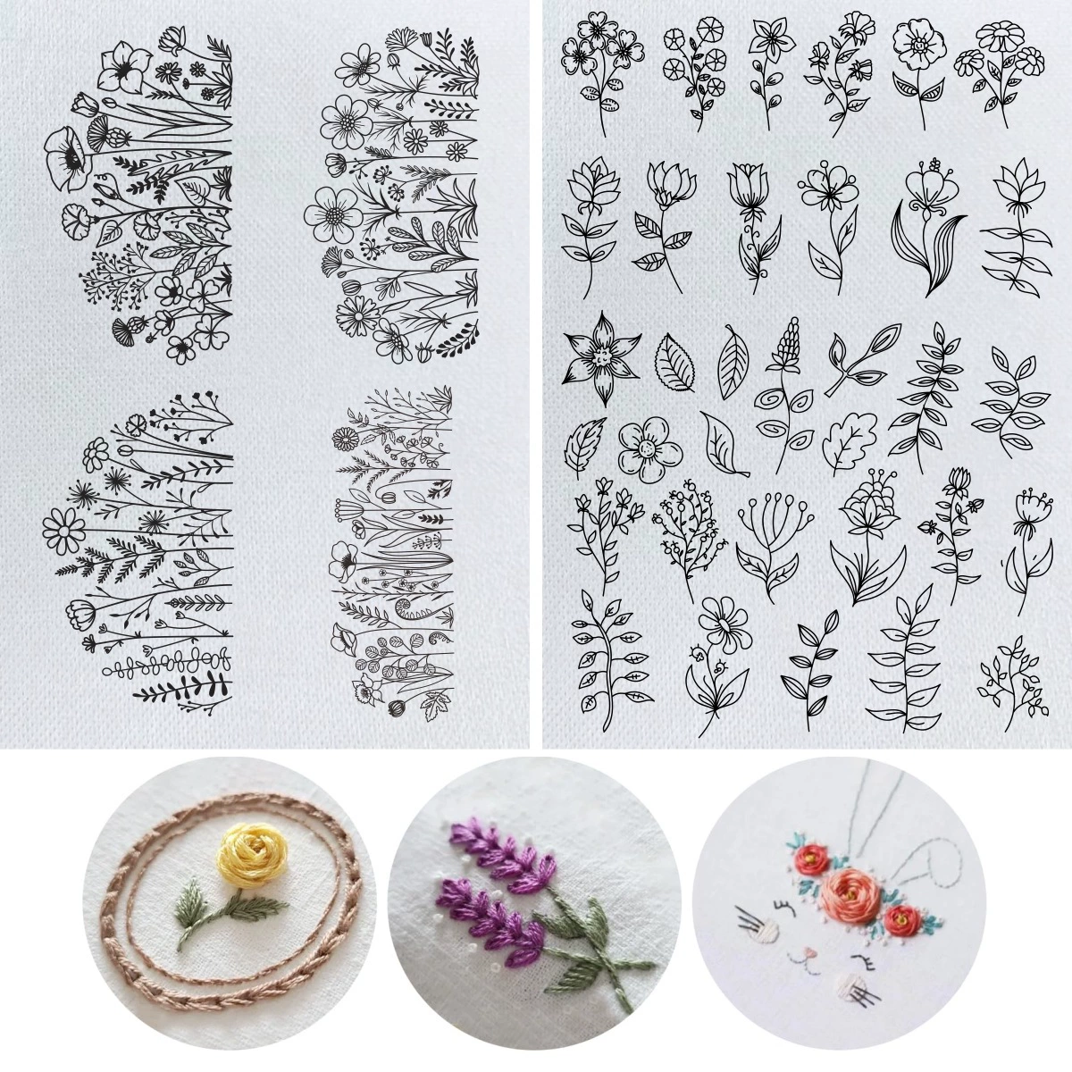 Вышивальнаяpattern бумага для вышивки водорастворимая бумага с рисунком водорастворимый стикер для самоклеящейся ткани для пасты