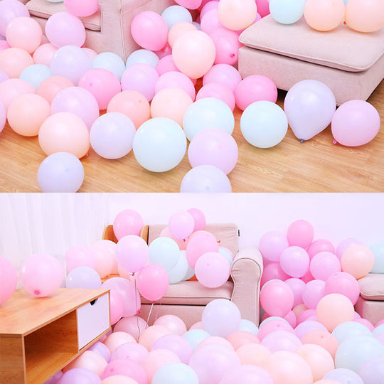 Transparent color detachable balloon box box measuring box measuring ruler measuring ball measuring tool site layout props