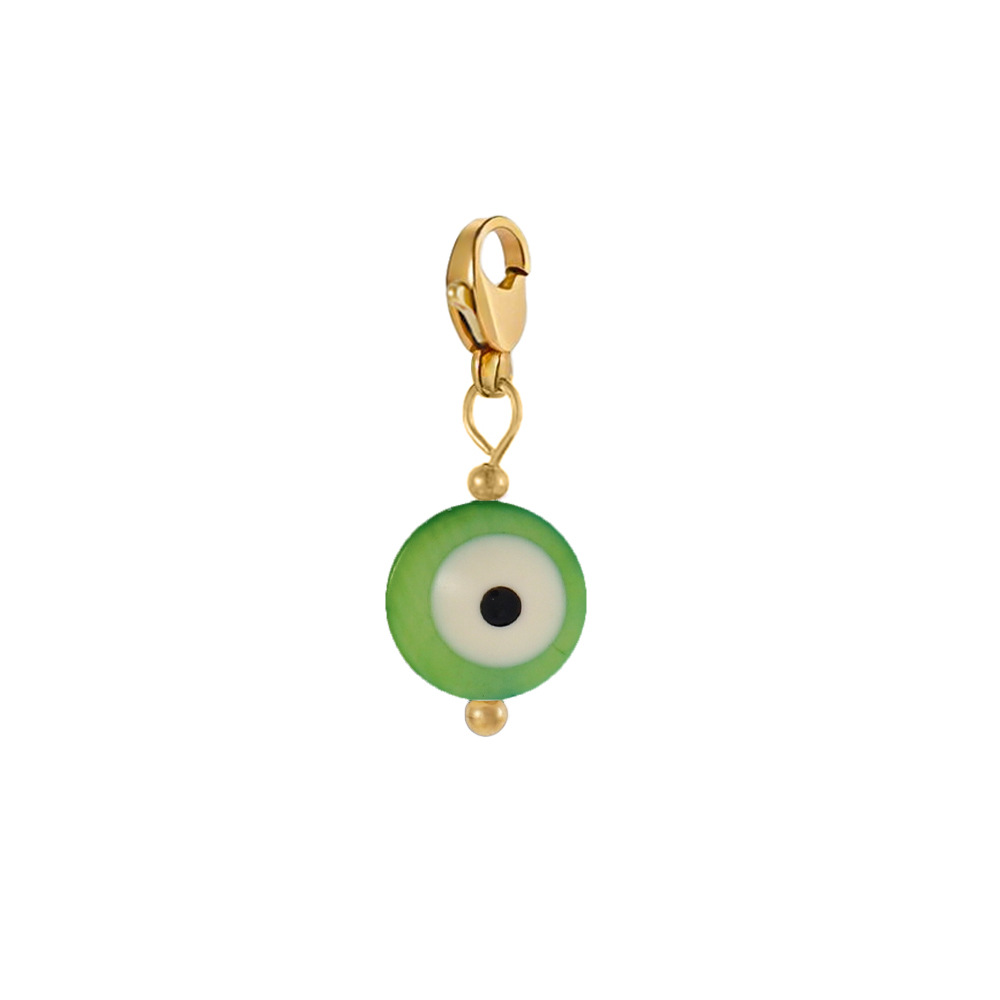 2g Weight Pendant Jewelry Making Type DIY Ornament Accessories Classification 1 Piece Quantity 304 Stainless Steel Material Devil's Eye Pattern All Seasons Season Polished Finish Plating Design Simple Style, Classic Style Style 1 Piece 304 Stainless Steel Devil's Eye Polished Pendant DIY Ornament Accessories 3
