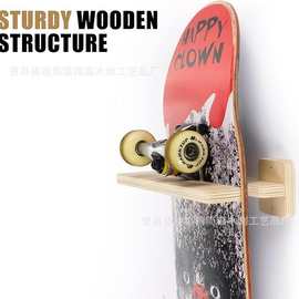 跨境新款滑板墙挂架单板存储滑板墙展示架挂架长板存储甲板展示架