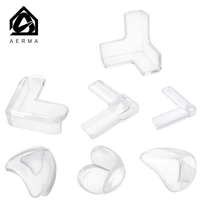 Производитель оптовая продажа детей прозрачные углы предотвращения столкновений детские силиконовые защитные средства детские стеклянные столы и стулья защитные чехлы для углов