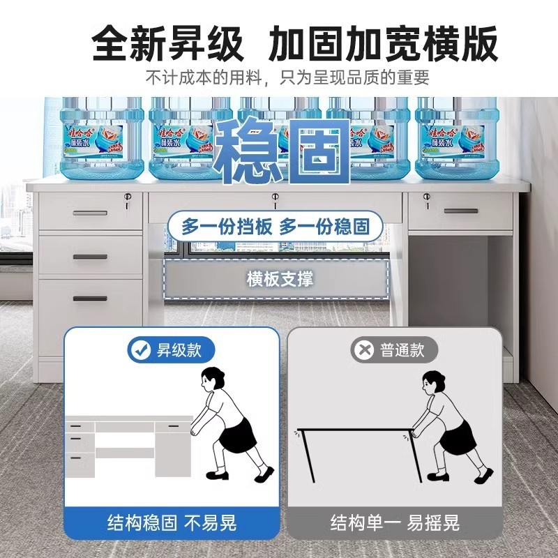 事務机の従業員の事務室のテーブルと椅子の組み合わせは簡単で、現代の社長のテーブルのシングルステーションのデスクトップのコンピュータのテーブルです。|undefined