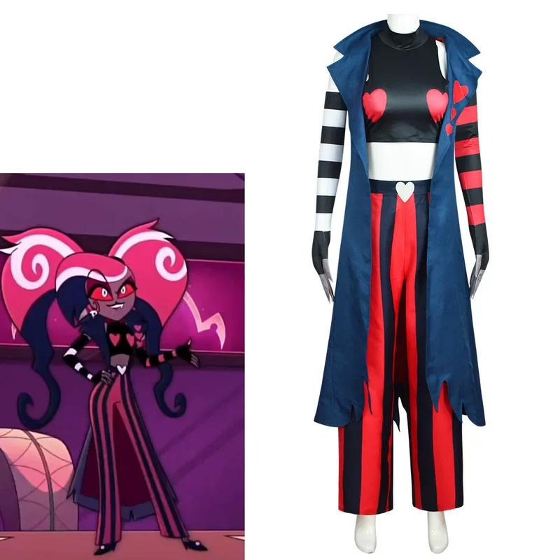 Hazbin Hotel Hell Inn COS одежда Velvet Velvet COSPLAY Аниме костюм performance clothing
