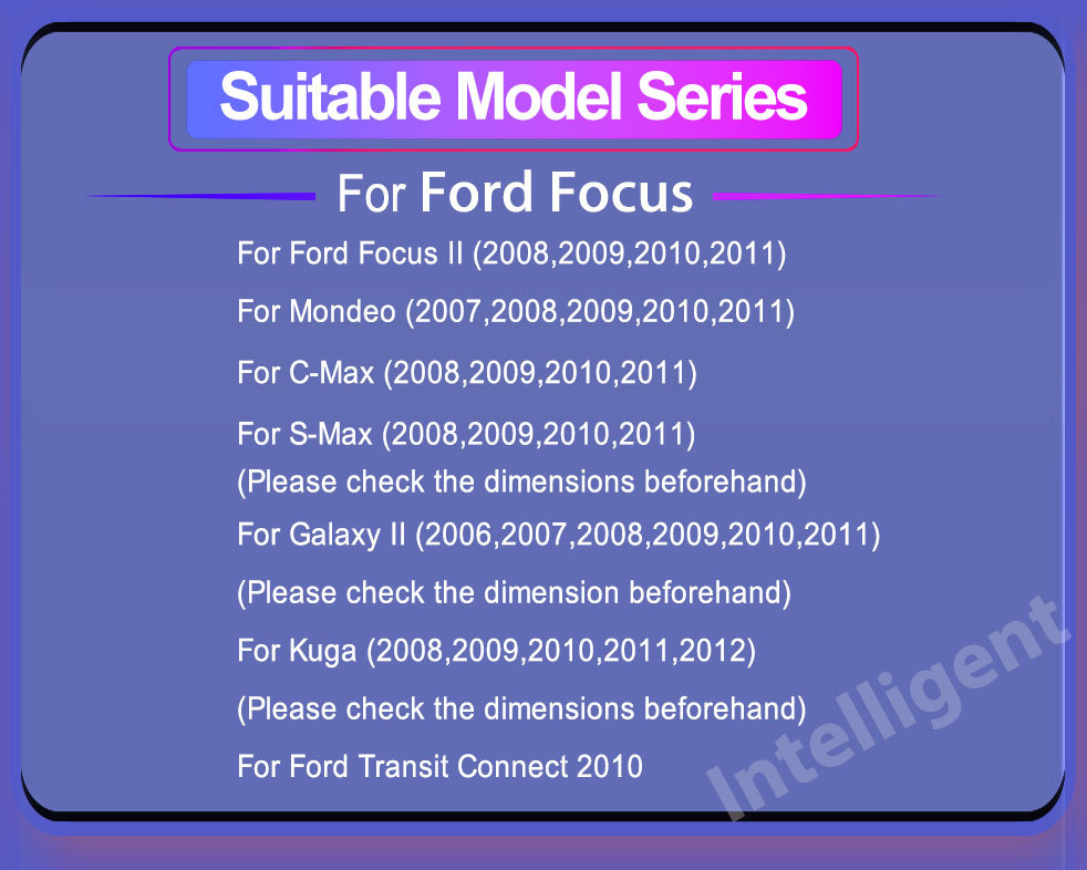 Suitable for Ford Focus 7-inch Android Smart GPS Car Navigation Bluetooth MP5 Player Carplay