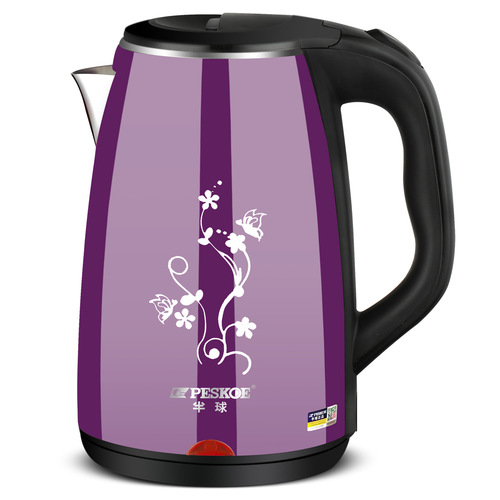 Factory direct supply of stainless steel hemispherical electric kettle, small household appliances, quick electric kettle, kettle, silk screen printing