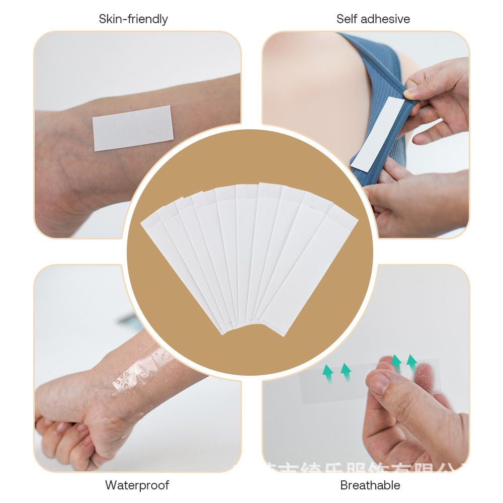 Adhesivo de doble cara transparente pegatinas anti-exposición camisa escote falda invisible anti-exposición rollo antideslizante pegatinas fijas pegatinas sin costuras