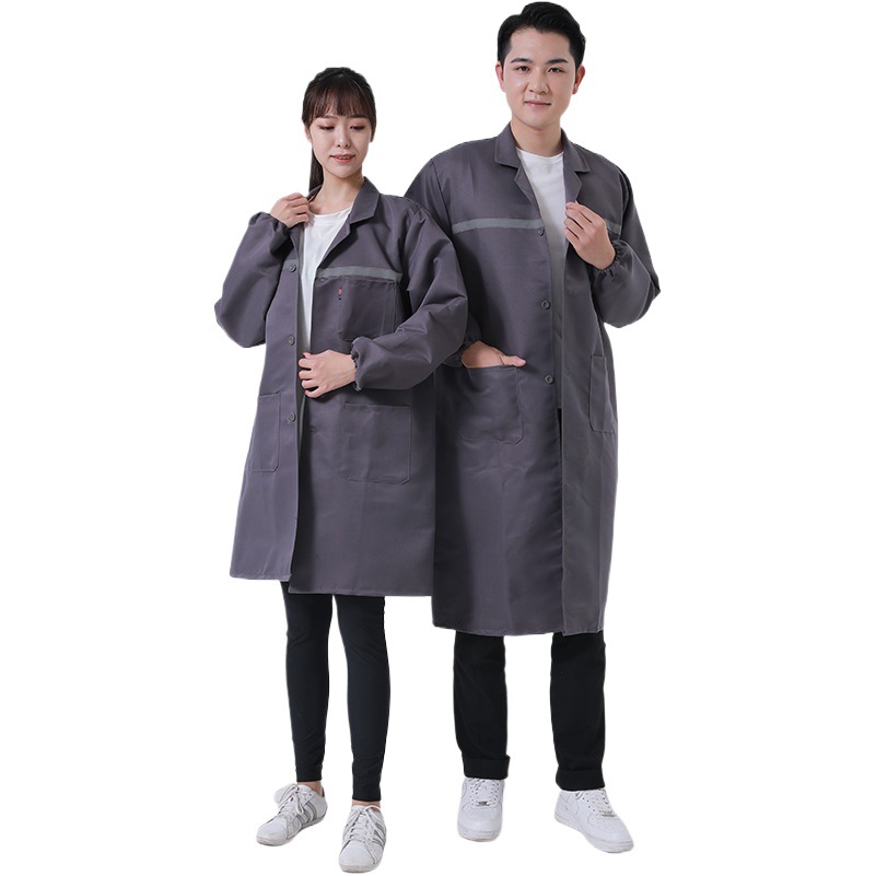 Blue Coat ropa de trabajo de limpieza manipulación de almacén de carga y descarga de ropa de protección laboral ropa a prueba de polvo tira reflectante abrigo