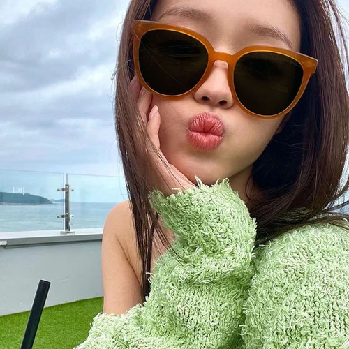 Liu Yifei and Xu Hongdou's same style sunglasses, high-end anti-UV  new internet celebrity glasses, polarized sunglasses