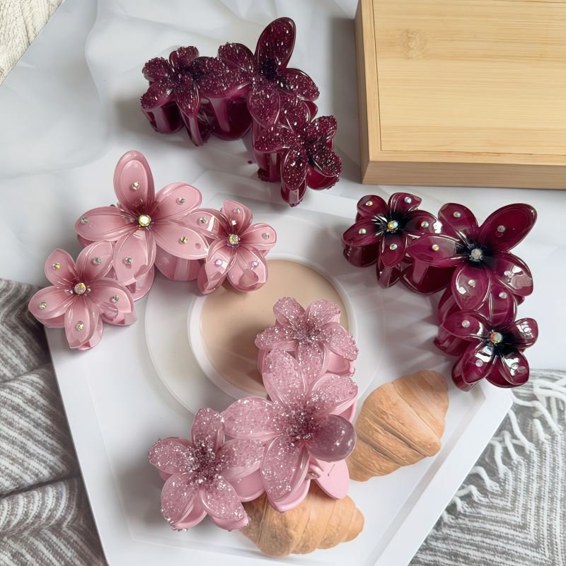 Elegante fermacapelli a fiore di baobab stile francese per donna_voghion.com