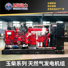 出口俄罗斯 集装箱型天然气发电机组玉柴200kw千瓦燃气电力设备
