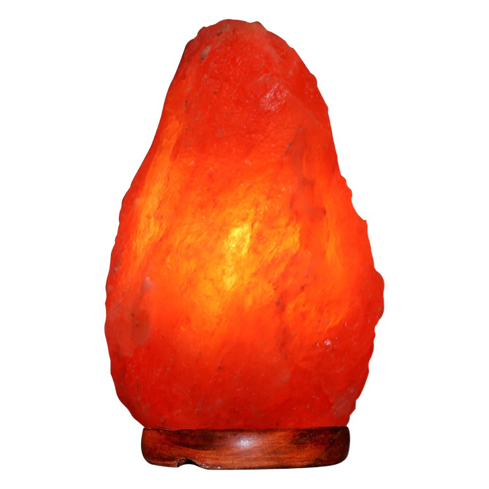 Venta al por mayor de la fábrica lámpara sal del Himalaya exportación cristal paloma rojo sangre blanco gris regalo dormitorio noche mineral Luz