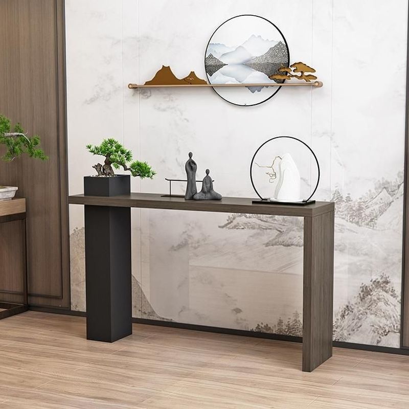 New Chinese-style solid wood entryway console table, living room console cabinet, side table, wall-mounted strip table, end table, long narrow table – a hot-selling item