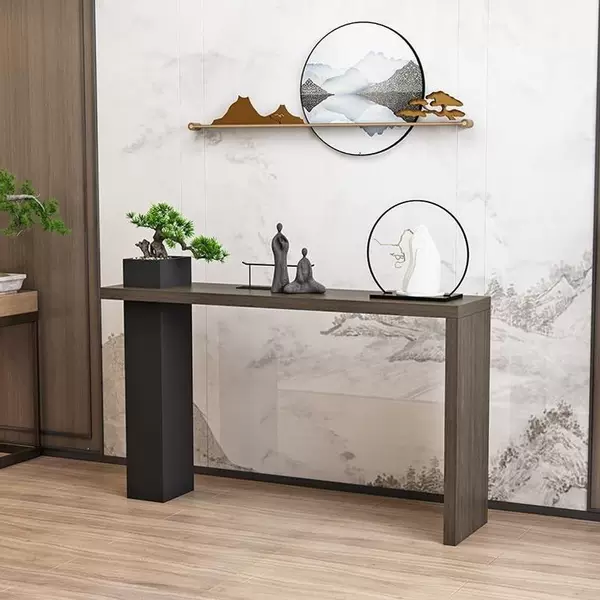 New Chinese-style solid wood entryway console table, living room console cabinet, side table, wall-mounted strip table, end table, long narrow table – a hot-selling item