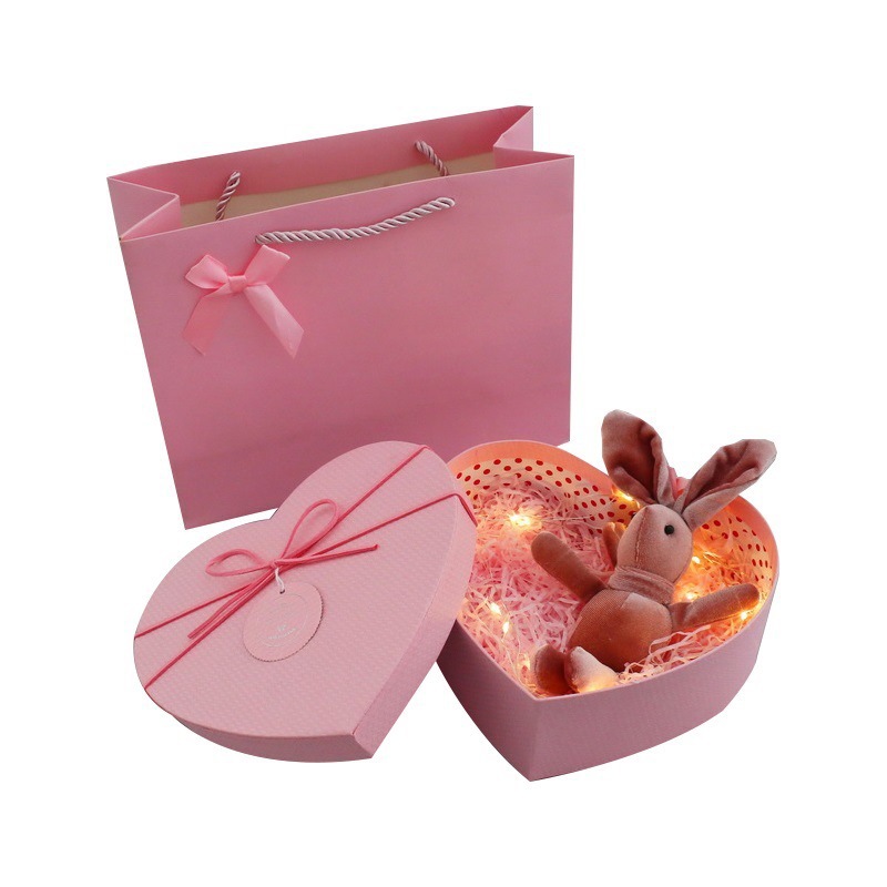 Caja vacía 52 caja de regalo caja de cumpleaños caja de regalo en forma de corazón caja de regalo de lápiz labial para novia 0 pequeño amor