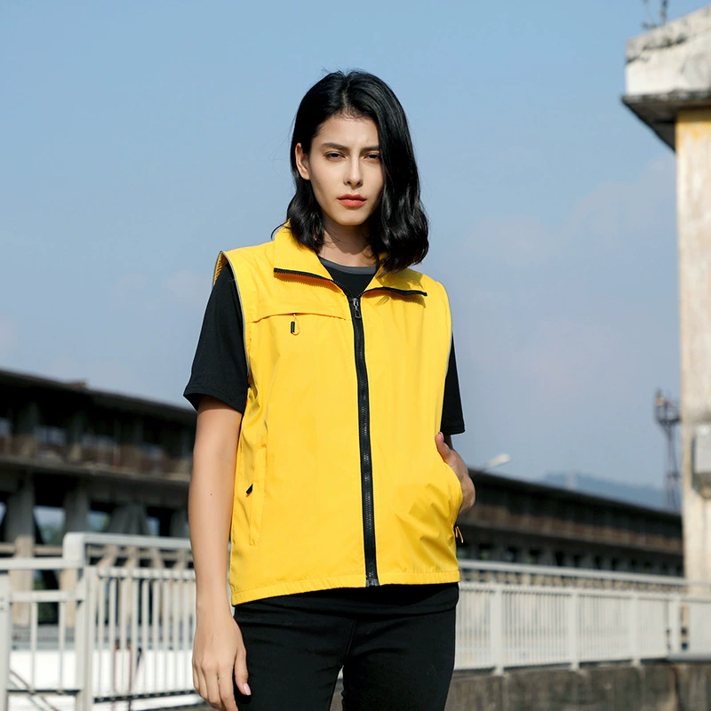 Завод в наличии рекламный жилет логотип Волонтеры супермаркет Промоутеры санитария Строительная площадка светоотражающий жилет