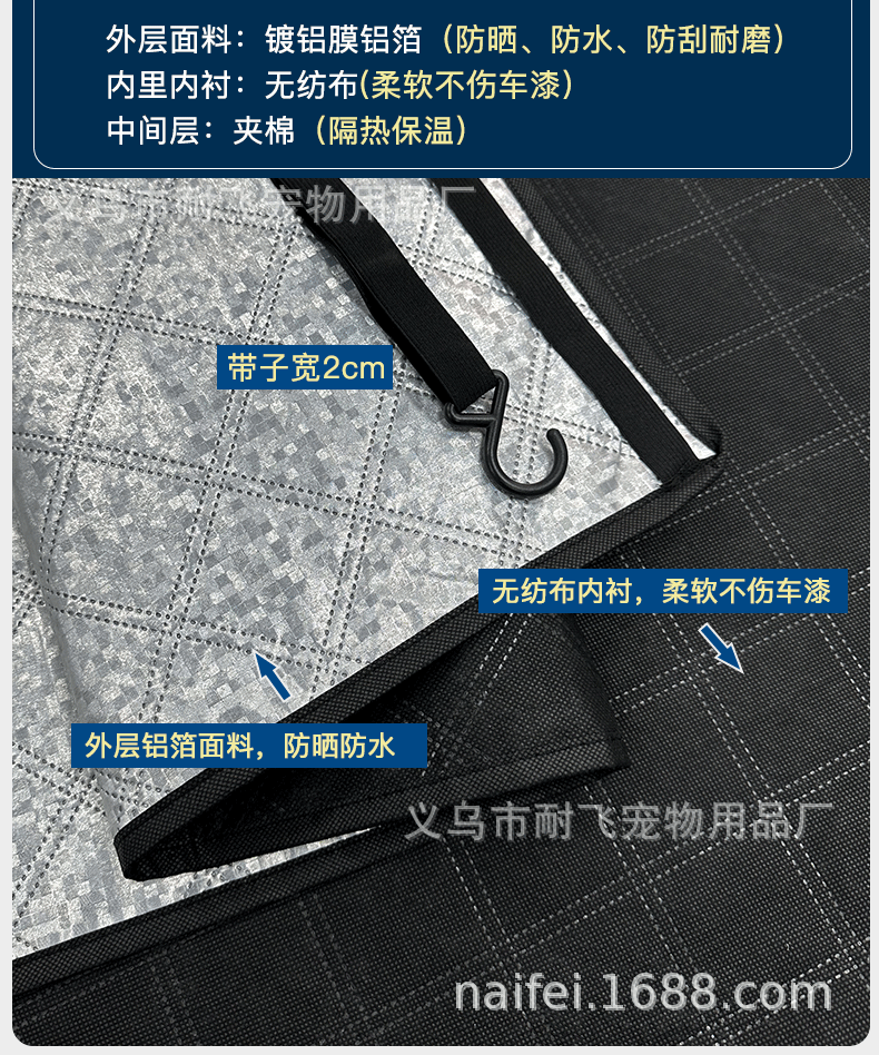 Car Sunroof Rain Cover, Roof Sunshade, Panoramic Sunroof Anti-Freeze Cover, Winter Roof Cover, Window Sunshade