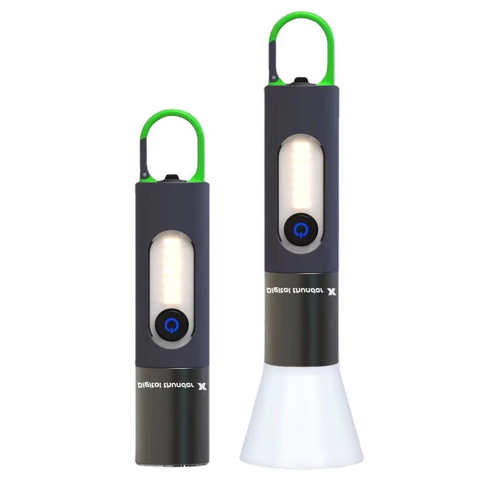 LED multifunción luz fuerte linterna de largo alcance enfoque telescópico iluminación de camping al aire libre luz de la tienda luz de emergencia del hogar