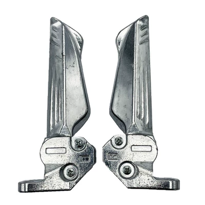 Electric vehicle pedal – Wolf Warrior Linhai - silver-left-and-right-pair