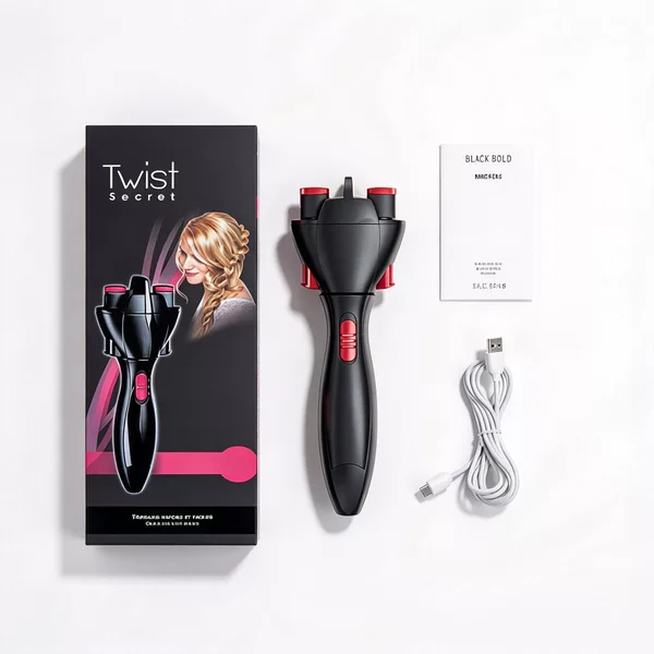 Cross-border European and American popular braiding machine, automatic hair braider, DIY hair styling tool, electric braiding machine, USB-powered