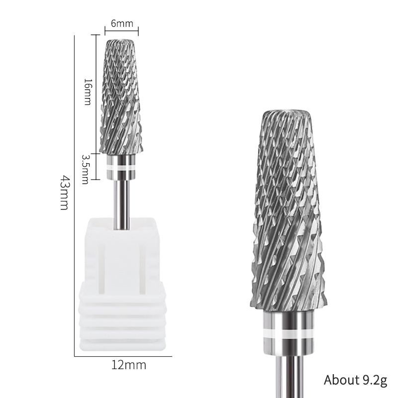 Cabeza de molienda de aleación de uñas de gama alta multifuncional combinación de dientes gruesos y delgados eliminación rápida de uñas de acero de tungsteno cabeza de molienda cinco en uno