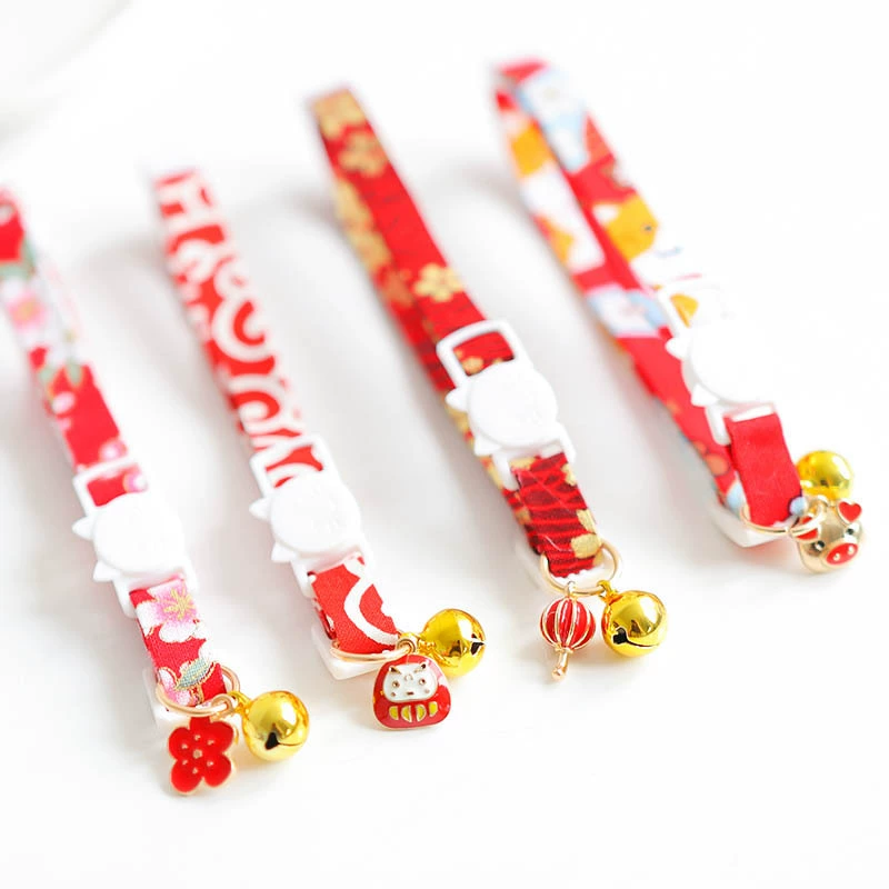 Трансграничные домашние животные кошки щенок ручной работы и ветер удачи ошейник Регулируемый колокольчик для ношения украшений шеи кошачье ожерелье