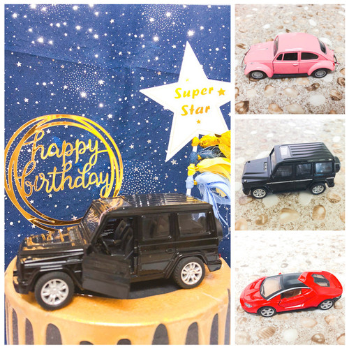 Male god birthday cake decoration car sports car off-road vehicle G63 model baking cake decoration ornaments plug-in